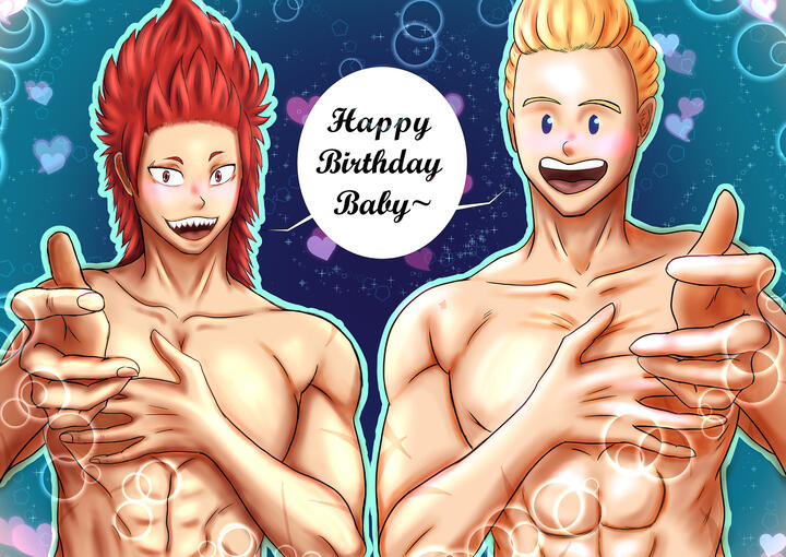 Happy Birthday from Mirio and Kirishima!